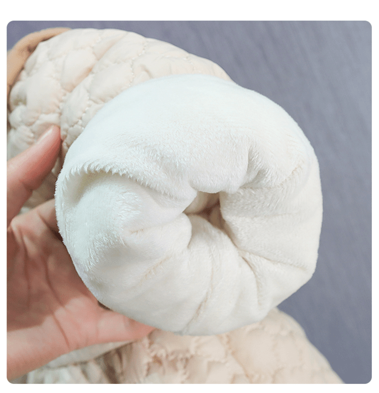 Girl 2 Children Fleece - lined Small Cotton - Padded Clothes Birthday Party 1 Baby Girl Coat 3 Children 2 Cotton - Padded Children Clothes Fashionable Winter Clothes Baby Quilt Coat Go out - PratSN