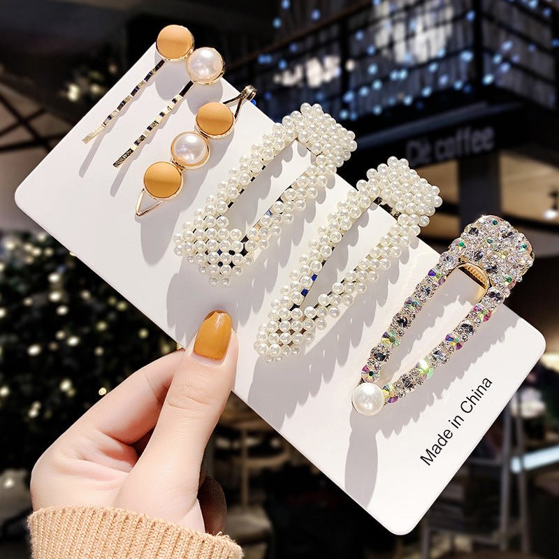 Girl Simulated Pearl Hair Clips For Hairpins\ - PratSN