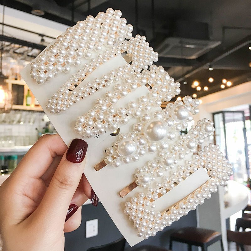 Girl Simulated Pearl Hair Clips For Hairpins\ - PratSN