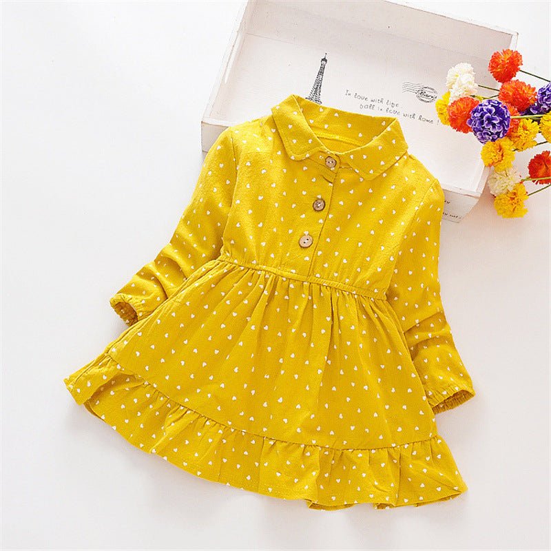Girls Dress New Spring Dress Little Girl Princess Dress Children Skirt - PratSN