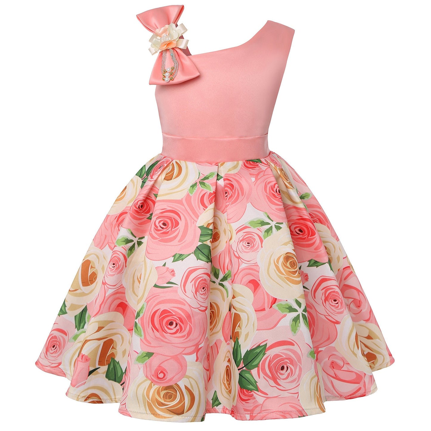 Girls' Dresses Girls' Princess Dresses Digital Print Children's Dresses - PratSN