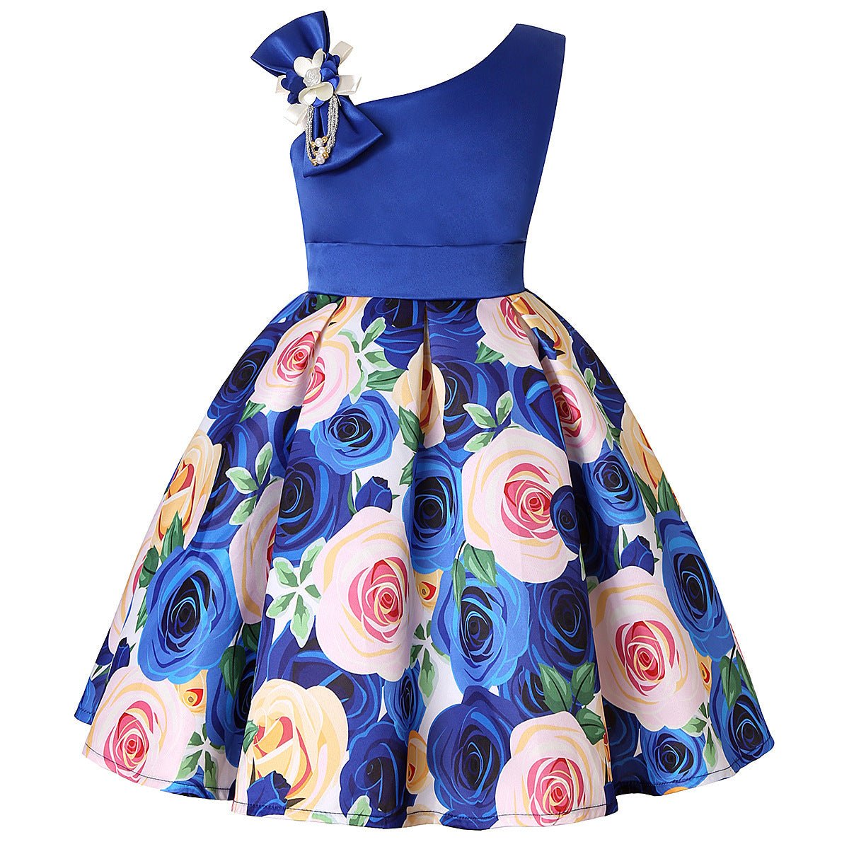 Girls' Dresses Girls' Princess Dresses Digital Print Children's Dresses - PratSN