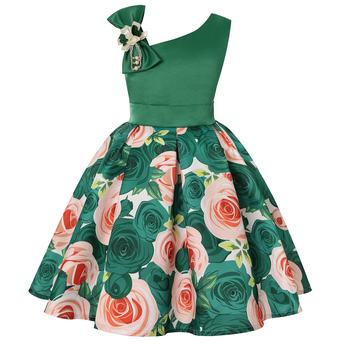Girls' Dresses Girls' Princess Dresses Digital Print Children's Dresses - PratSN