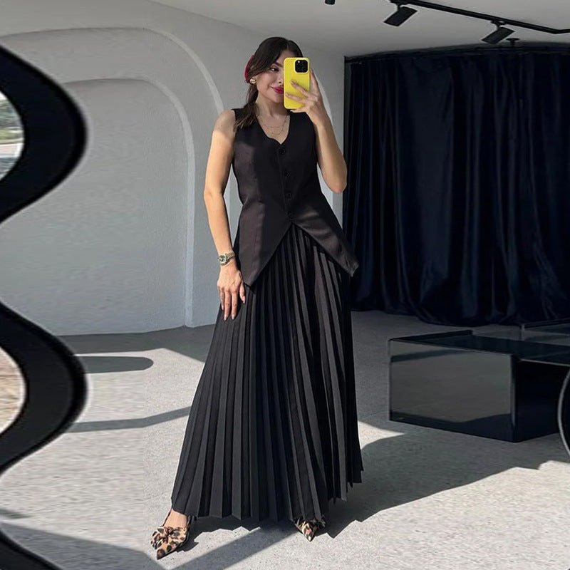 Half - length Dress Elegant Women's Two - piece Suit - PratSN