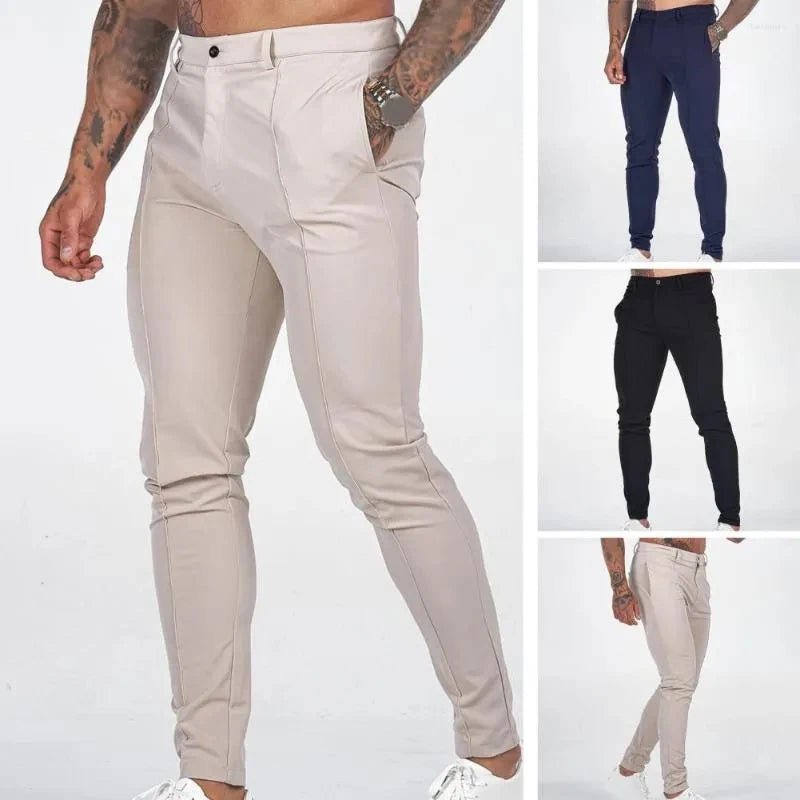 High Quality Men's Heavyweight Casual Pants Fashion Trousers Business Pants Hot Selling Products - PratSN