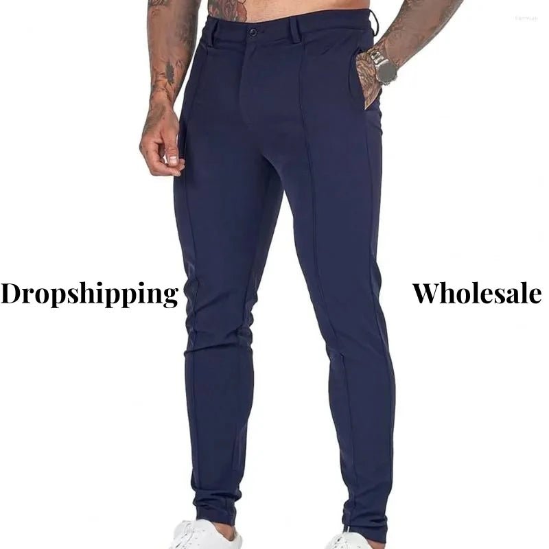High Quality Men's Heavyweight Casual Pants Fashion Trousers Business Pants Hot Selling Products - PratSN