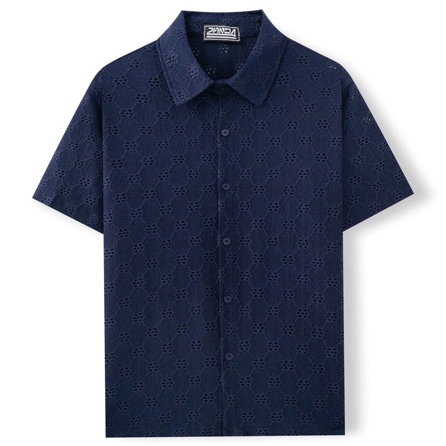 Hollow Jacquard Summer Casual Short Sleeve - PratSN