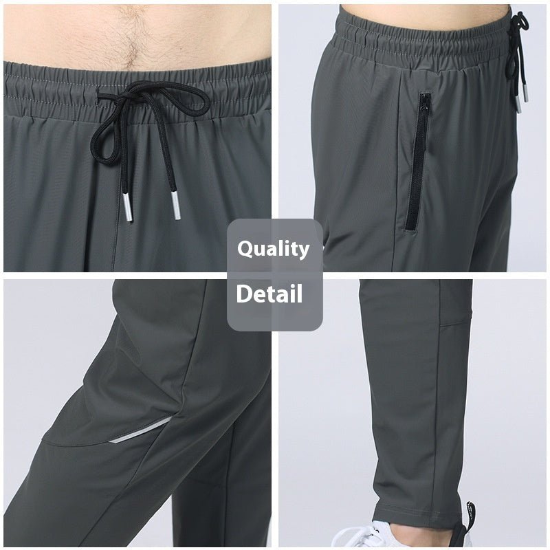 Ice Silk Exercise Workout Pants - PratSN