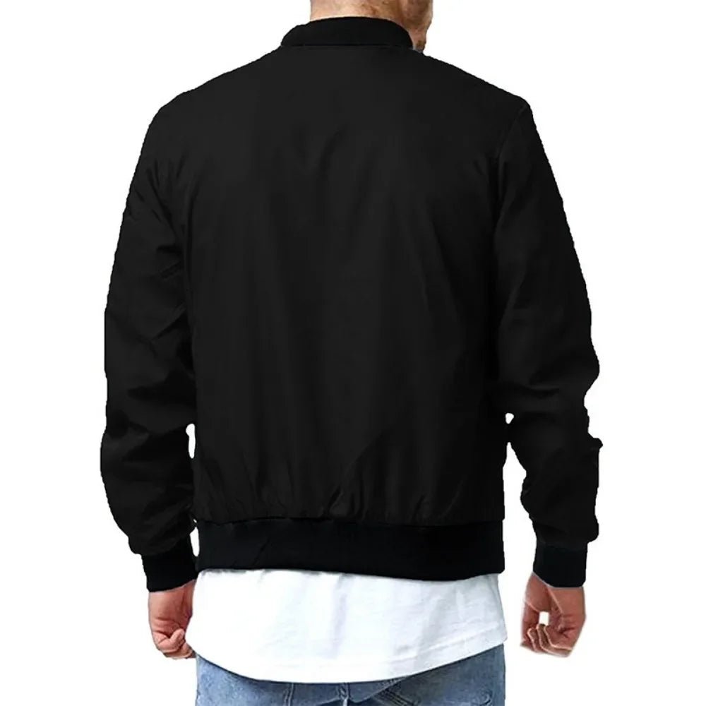 Jackets, Bomber Spring Fall Cross - border Casual Trend Coats,New Fashion Spring And Autumn Men All Sports Casual Stand Collar - PratSN