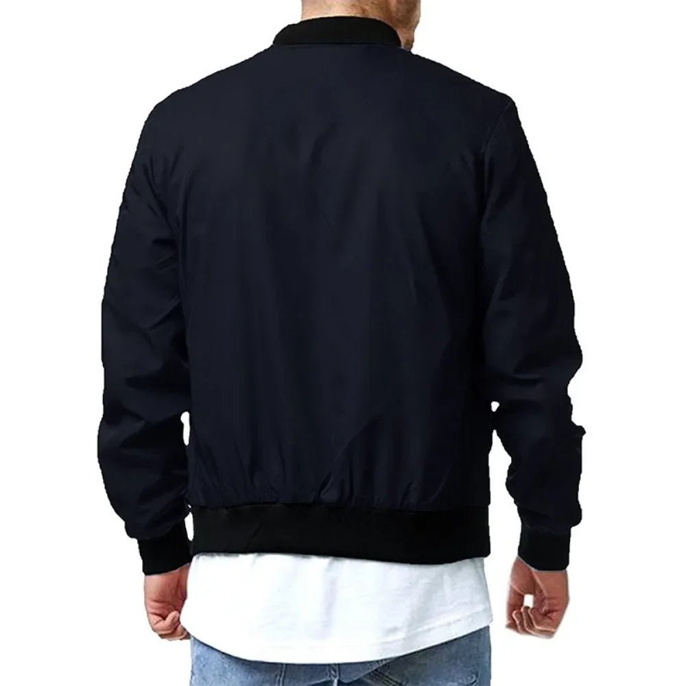 Jackets, Bomber Spring Fall Cross - border Casual Trend Coats,New Fashion Spring And Autumn Men All Sports Casual Stand Collar - PratSN