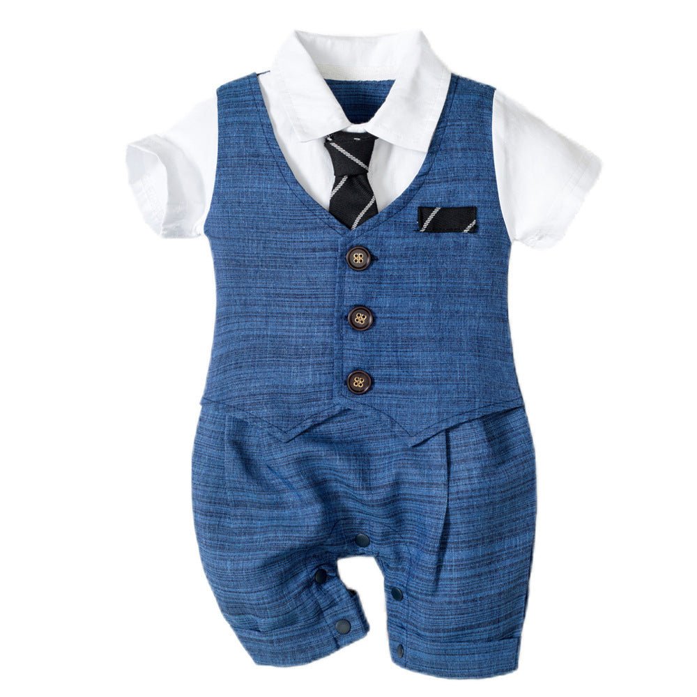 Jumpsuit for children boys | Summer Jumpsuit for baby Boys | Gentleman Baby Children's Clothing - PratSN
