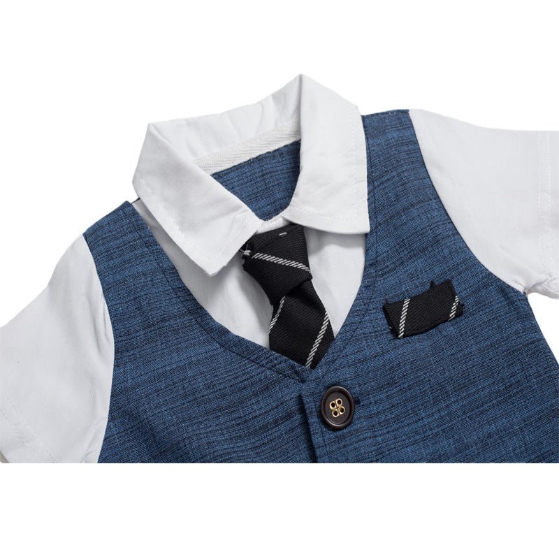 Jumpsuit for children boys | Summer Jumpsuit for baby Boys | Gentleman Baby Children's Clothing - PratSN