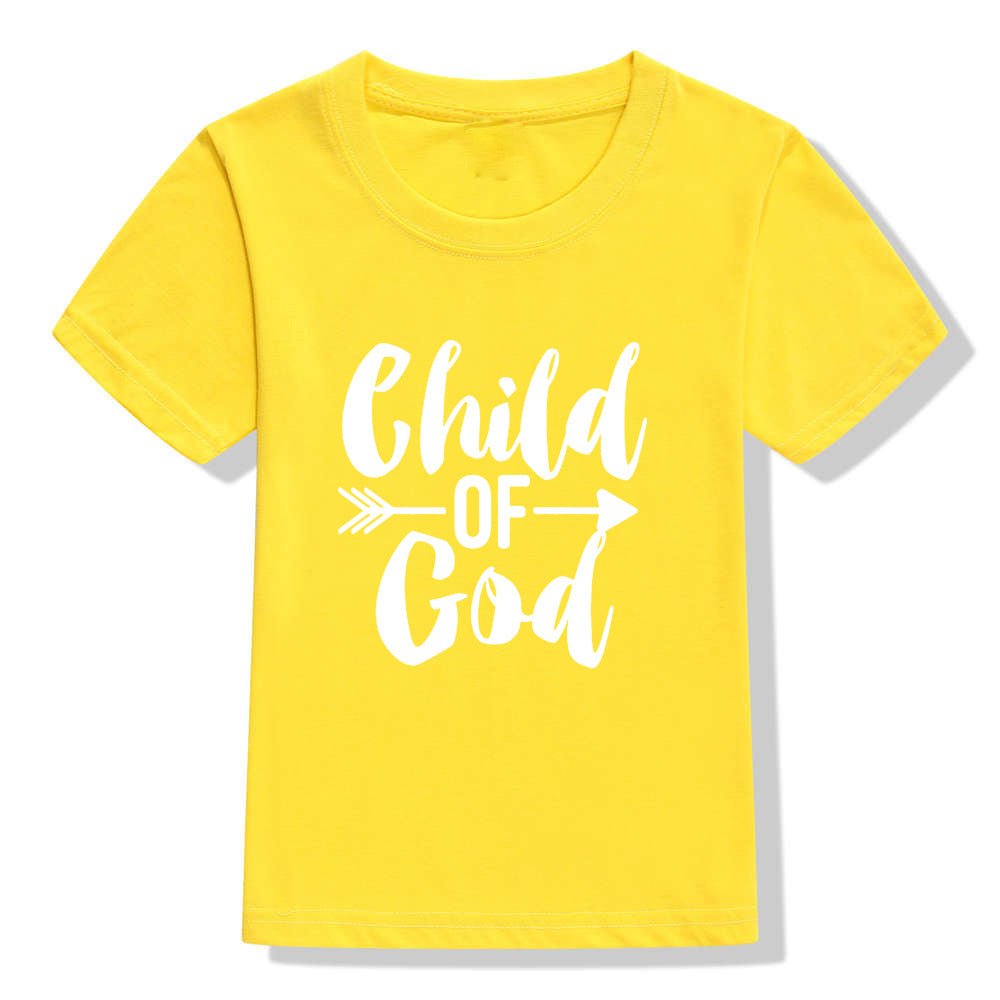 Kids Color Holiday Faith Shirt Christian Short Sleeve - PratSN