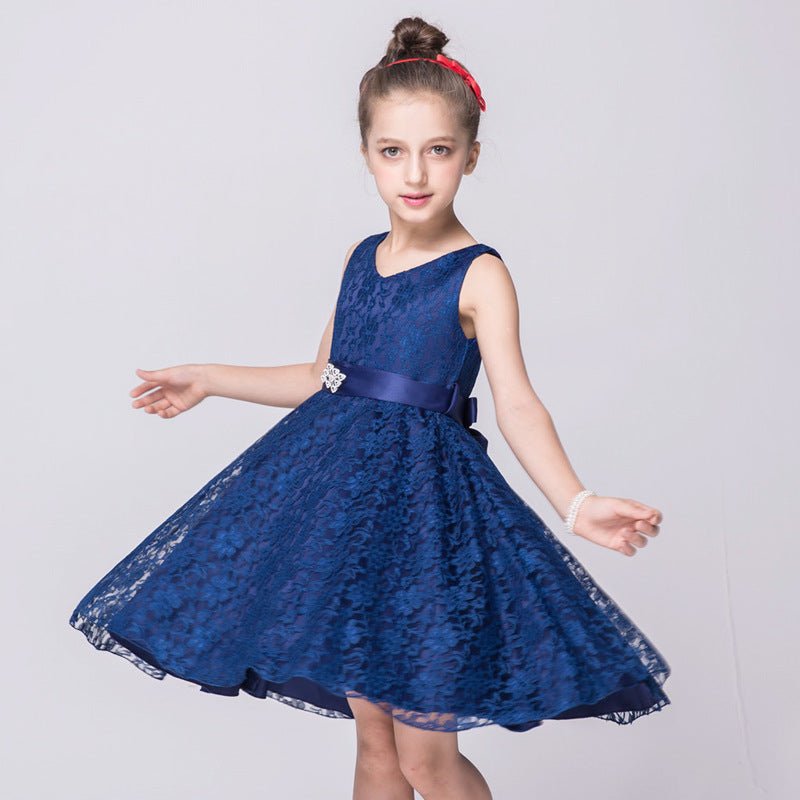 Kids girls dress children Costume Girls Dress Lace Dress Tong Wholesale - PratSN