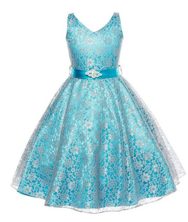 Kids girls dress children Costume Girls Dress Lace Dress Tong Wholesale - PratSN