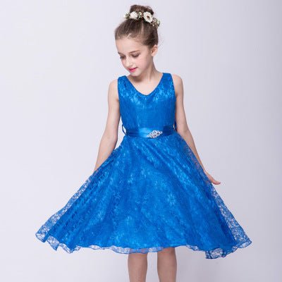 Kids girls dress children Costume Girls Dress Lace Dress Tong Wholesale - PratSN