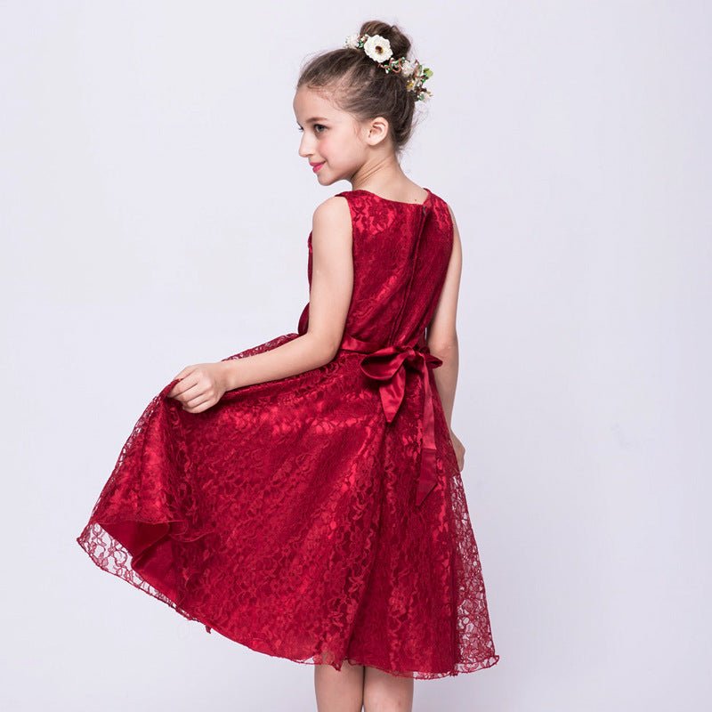 Kids girls dress children Costume Girls Dress Lace Dress Tong Wholesale - PratSN