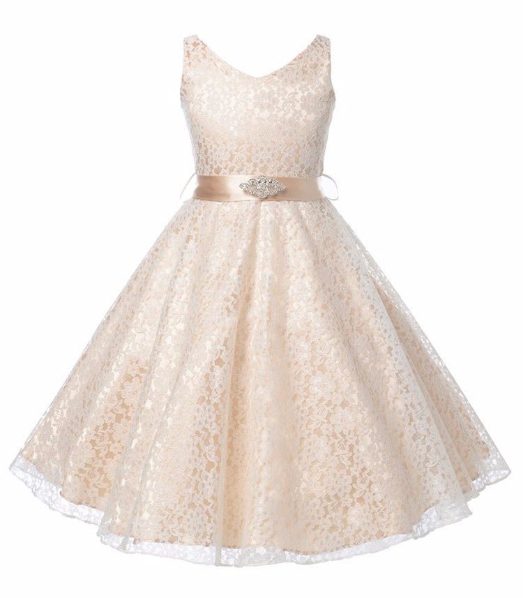 Kids girls dress children Costume Girls Dress Lace Dress Tong Wholesale - PratSN