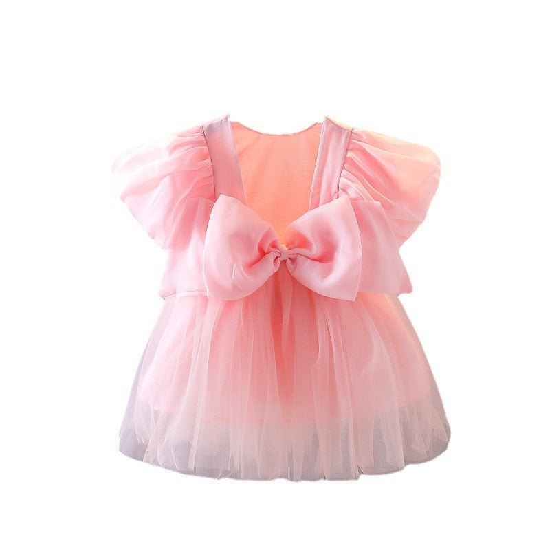 Korean Children Big Bow Dress - PratSN
