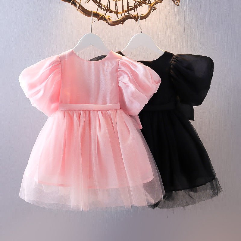 Korean Children Big Bow Dress - PratSN