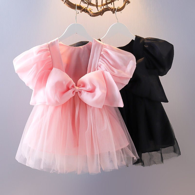 Korean Children Big Bow Dress - PratSN
