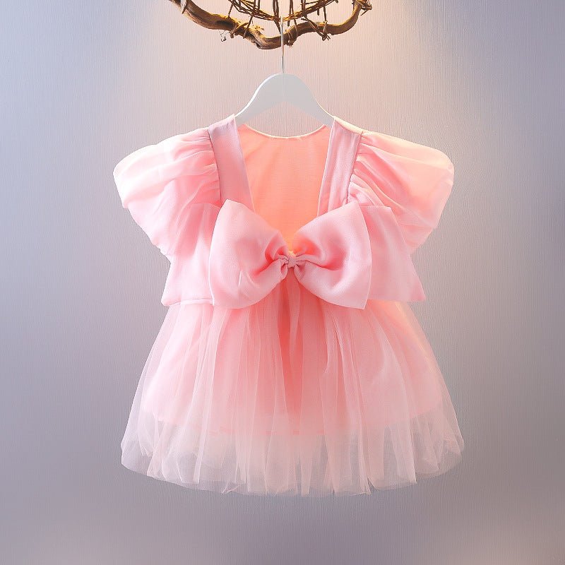 Korean Children Big Bow Dress - PratSN