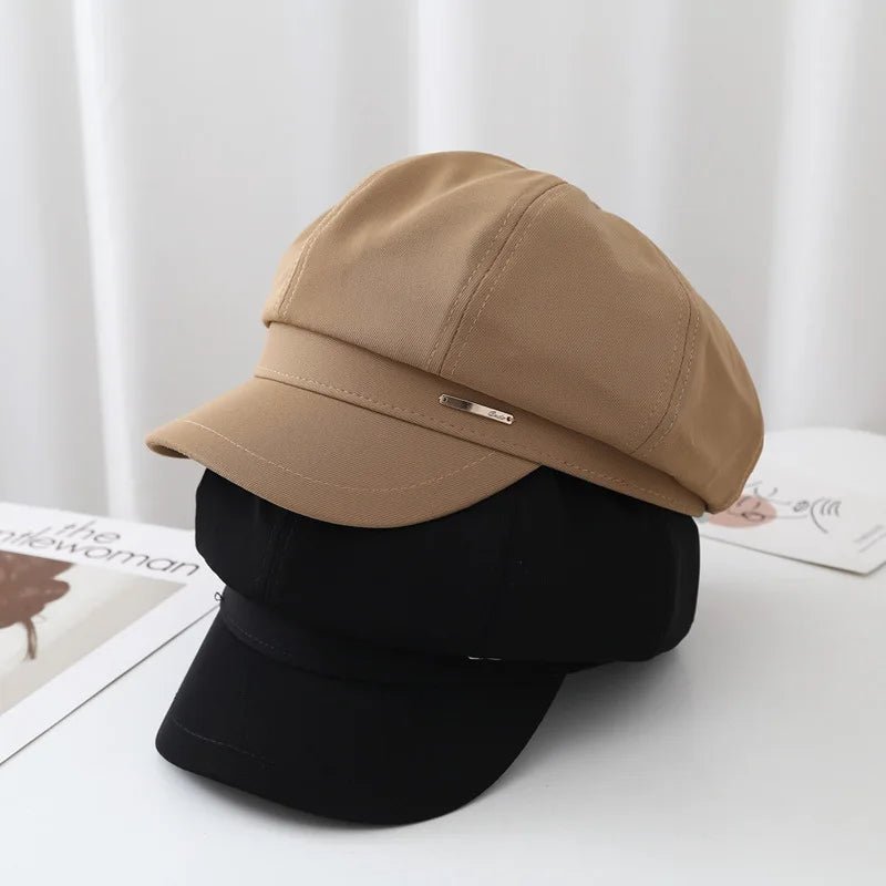 Korean Style Outdoor Unisex Fashion Berets Sports Baseball Hat Women Lady Girl Newsboy Berets Hats for Women - PratSN