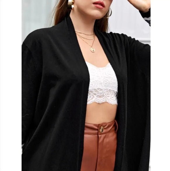 Large Size Women's Cardigan Jacket - PratSN