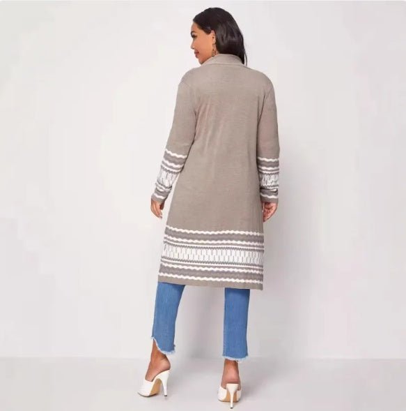Large Size Women's Cardigan Jacket - PratSN