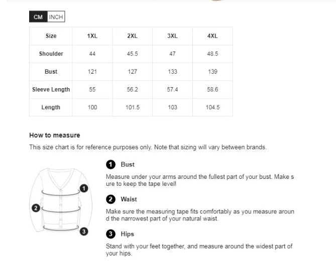 Large Size Women's Cardigan Jacket - PratSN
