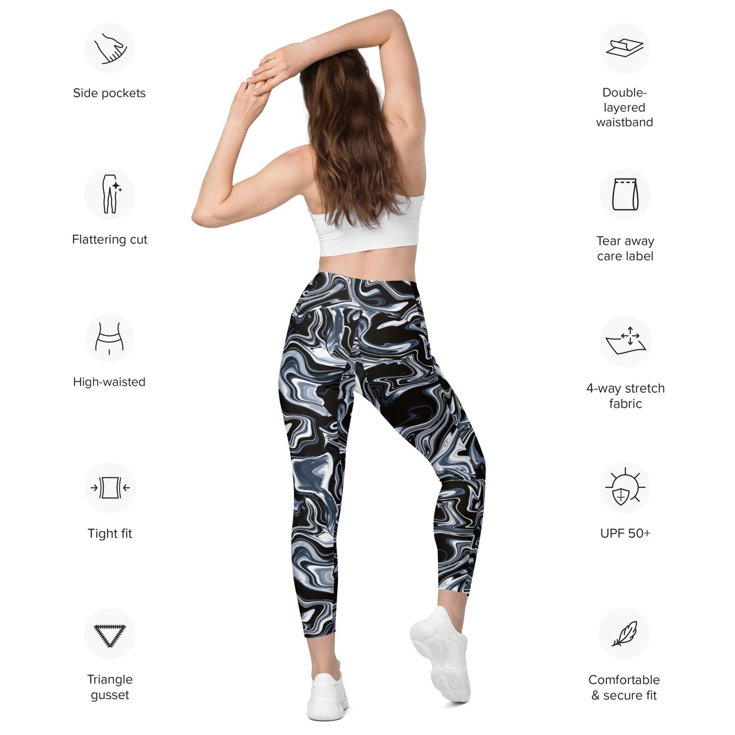 Leggings with pockets Trendy Activewear - PratSN