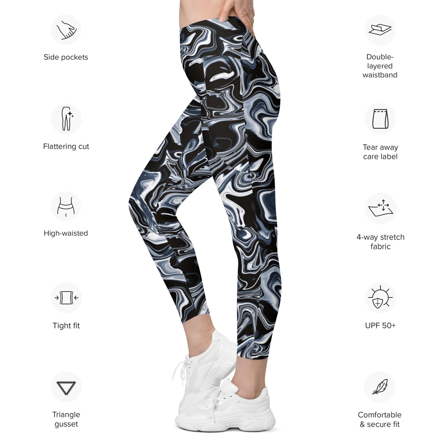 Leggings with pockets Trendy Activewear - PratSN