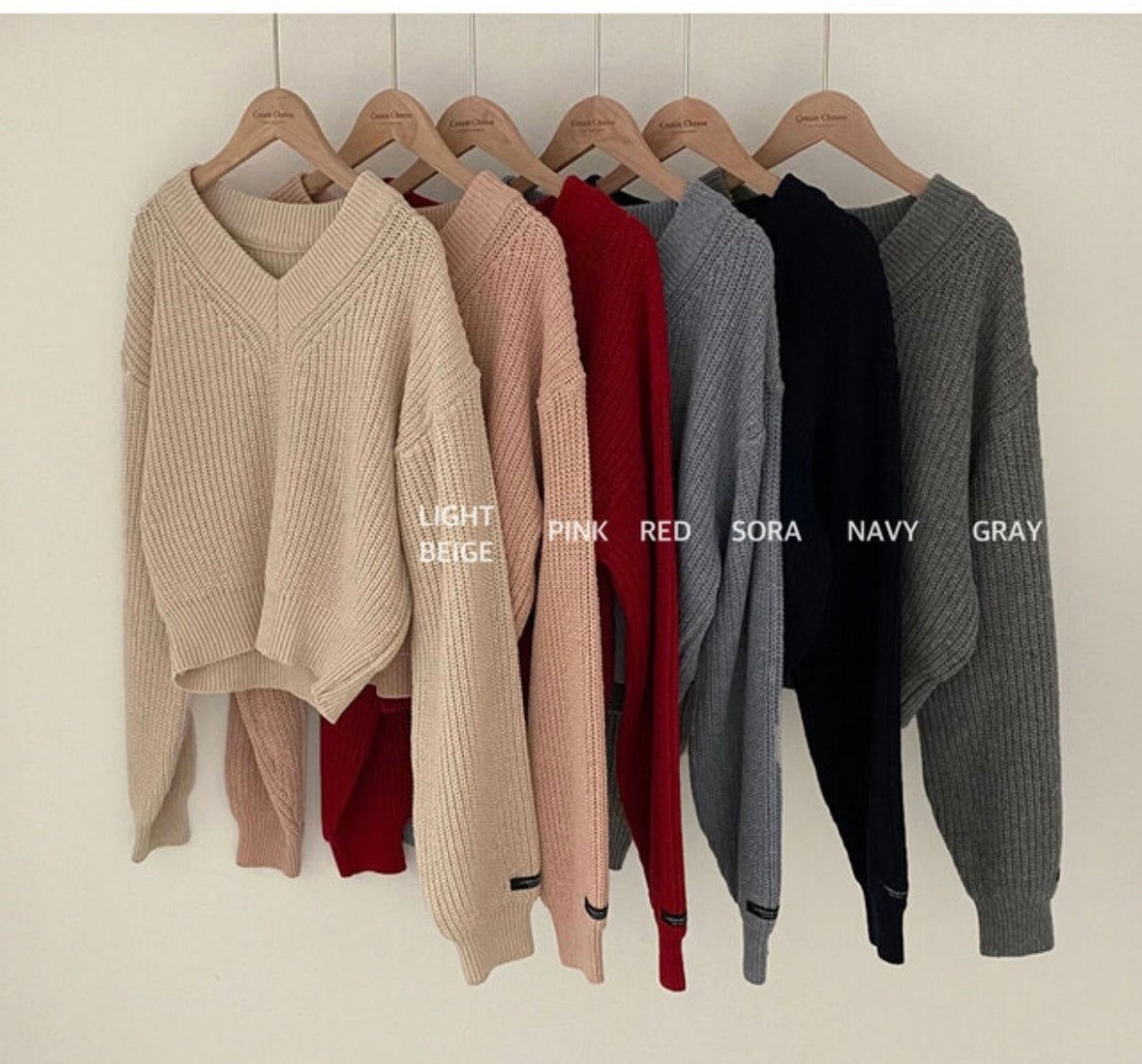 Letter Patch Loose Leisure All - matching Long Sleeve Knitted Pullover Sweater - PratSN