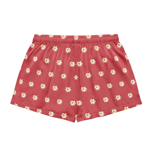 Lily flowers on mandy filling - Women’s pajama shorts - PratSN