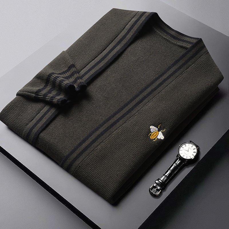 Long Sleeve Sweater Men's Knitwear Korean Style - PratSN