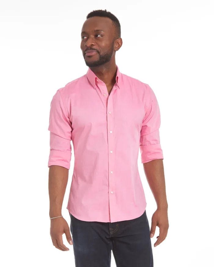 Long Sleeve Zipper Shirt With Button Design Fashion Lapel Tops For Mens Clothing - PratSN