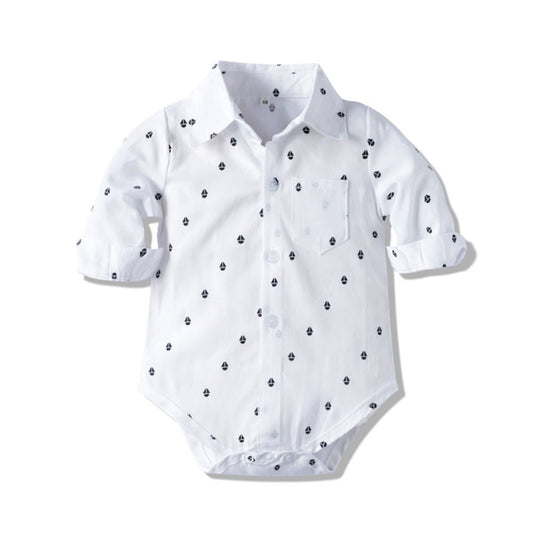 Long - sleeved Romper Suit, Baby Clothes, Gentleman's Clothes - PratSN