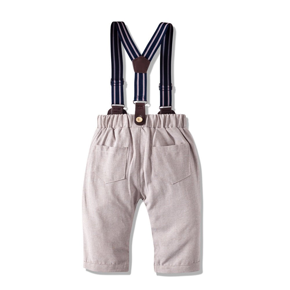 Long - sleeved Romper Suit, Baby Clothes, Gentleman's Clothes - PratSN