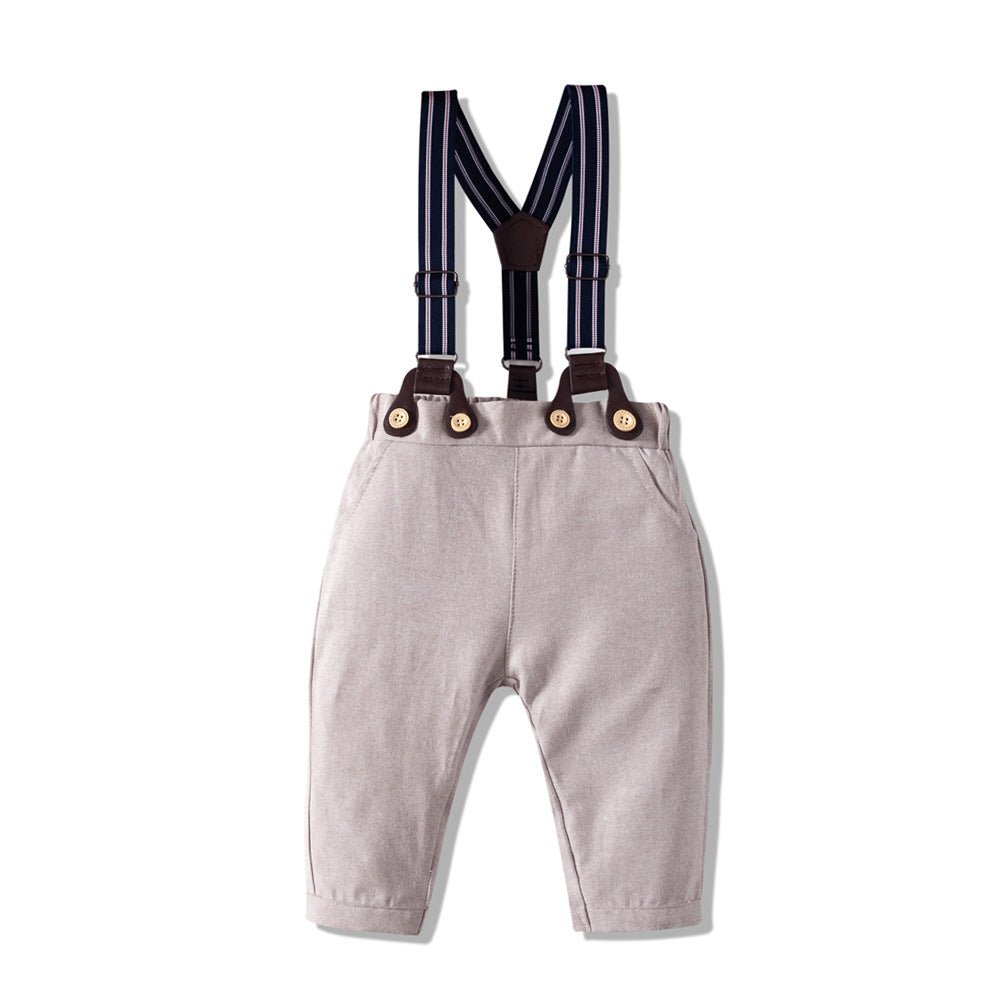 Long - sleeved Romper Suit, Baby Clothes, Gentleman's Clothes - PratSN