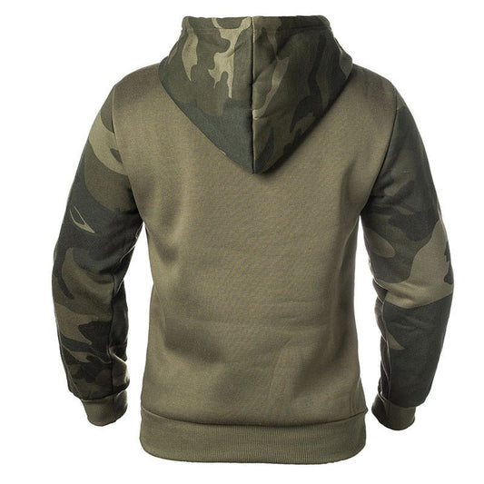 Loose Camouflage Hooded Pullover Men's Sweater - PratSN