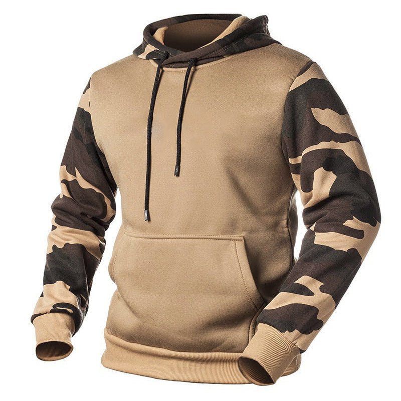 Loose Camouflage Hooded Pullover Men's Sweater - PratSN