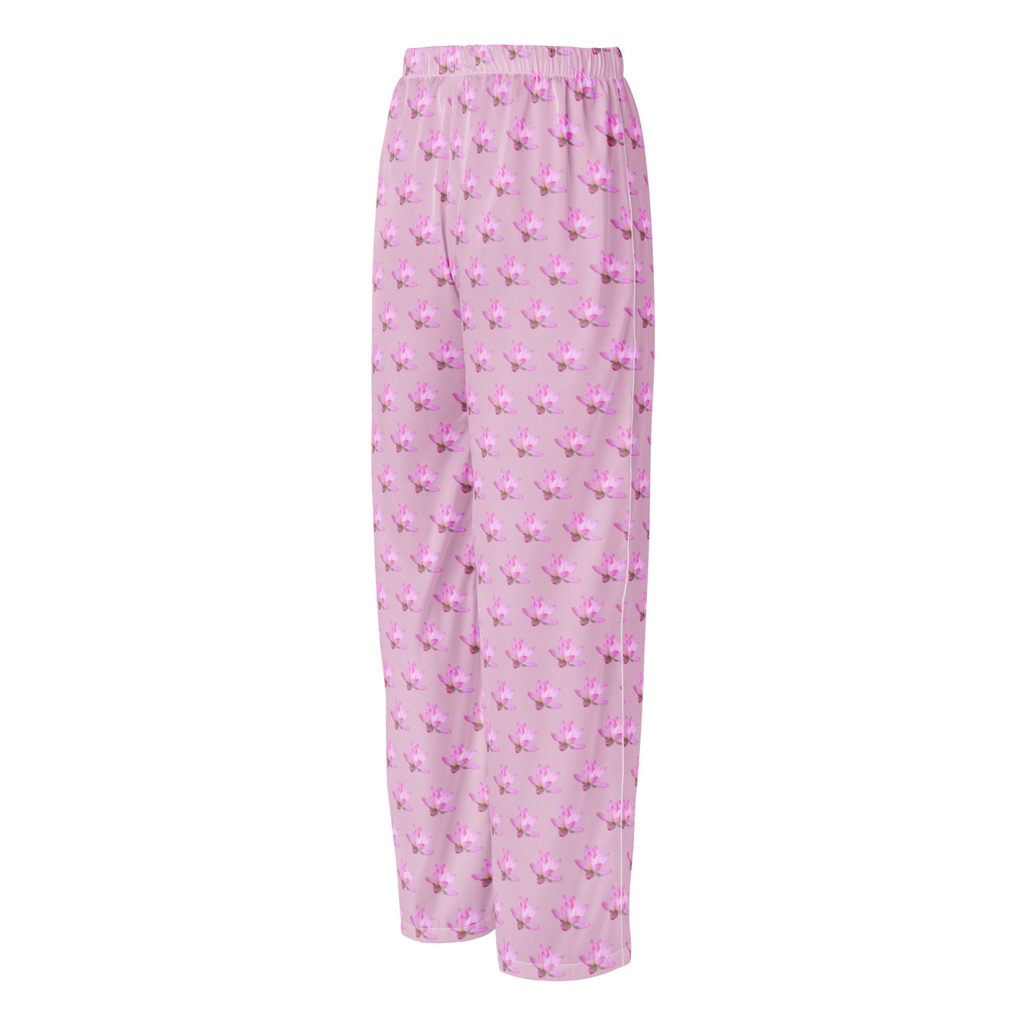 Lotus Flower Print - Feminine Women’s pajama pants - PratSN