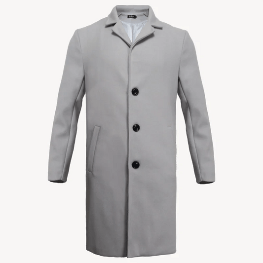 Male Streetwear Jackets Man's Solid Color Casual Outerwear And Coats Single Breasted Lapel Wool Men's Jacket For Spring Winter - PratSN