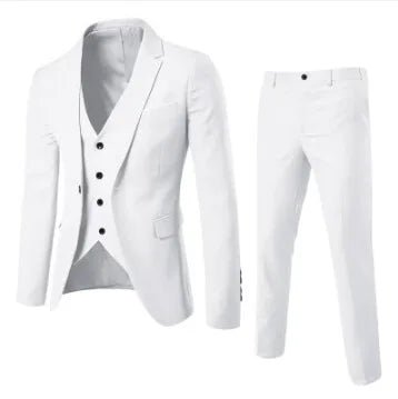 Men Blazer Single Button Cardigan Full Sleeve Slim Fit Turn Down Collar Top Blazer Solid Smart Casual Outwear Spring 2025 - PratSN