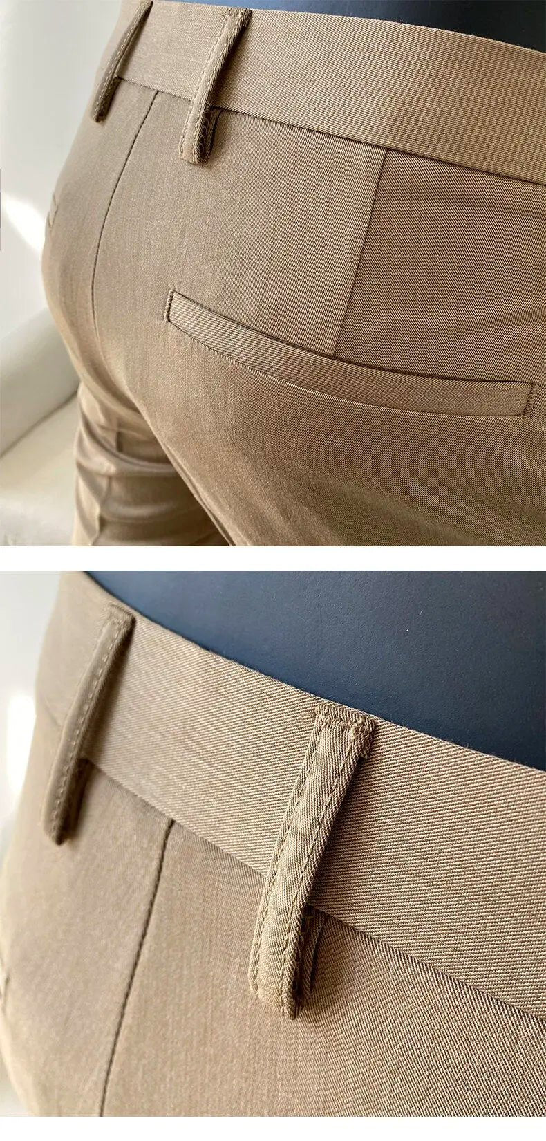 Men Dress Pants Thin Suit Pants Stretch Slim Formal Trousers Calça Masculina Solid Casual Pantalone Hombre Fashion Men Clothing - PratSN
