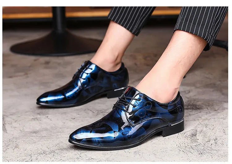 Men Dress Shoes Formal Shoes Leather Luxury Fashion Groom Wedding Shoes 37 - 50 - PratSN