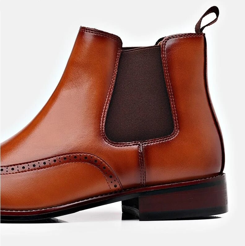 Men Fashion British Style Short Boots Casual Business Shoes - PratSN