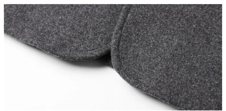 Men Fleece Woollen Blazers Jackets Cashmere Trench Coats Stand - up Collar Business Casual Suits Coats Male Winter Jackets Coats - PratSN