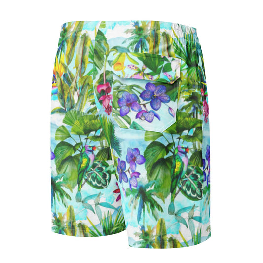 Men's Board Shorts, Classic Boardshort | Jungle Swim Trunks - PratSN