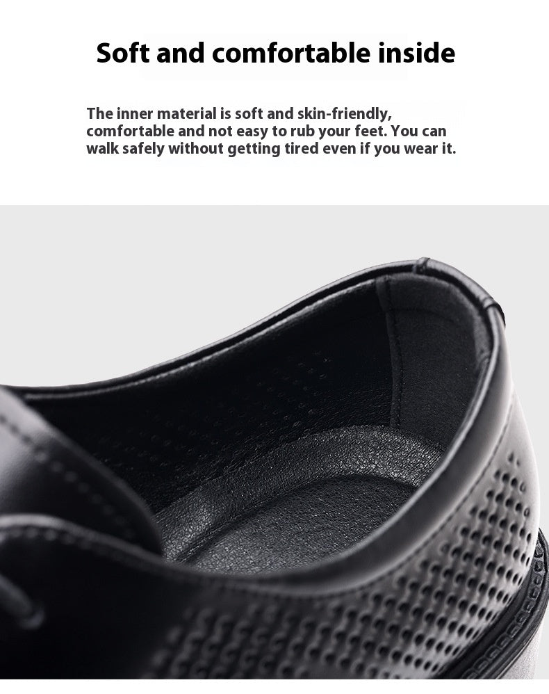 Men's Breathable Leather Shoes - PratSN
